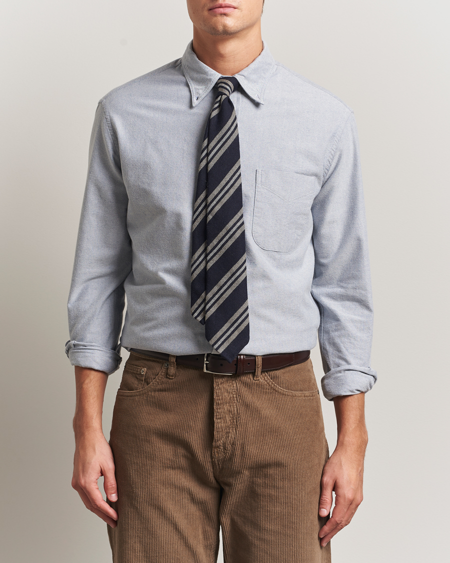 Herr | Skjortor | Gitman Vintage | Brushed Oxford Button Down Shirt Blue