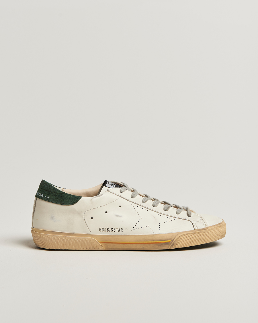 Herr | Sneakers | Golden Goose | Super-Star Sneakers White/Green