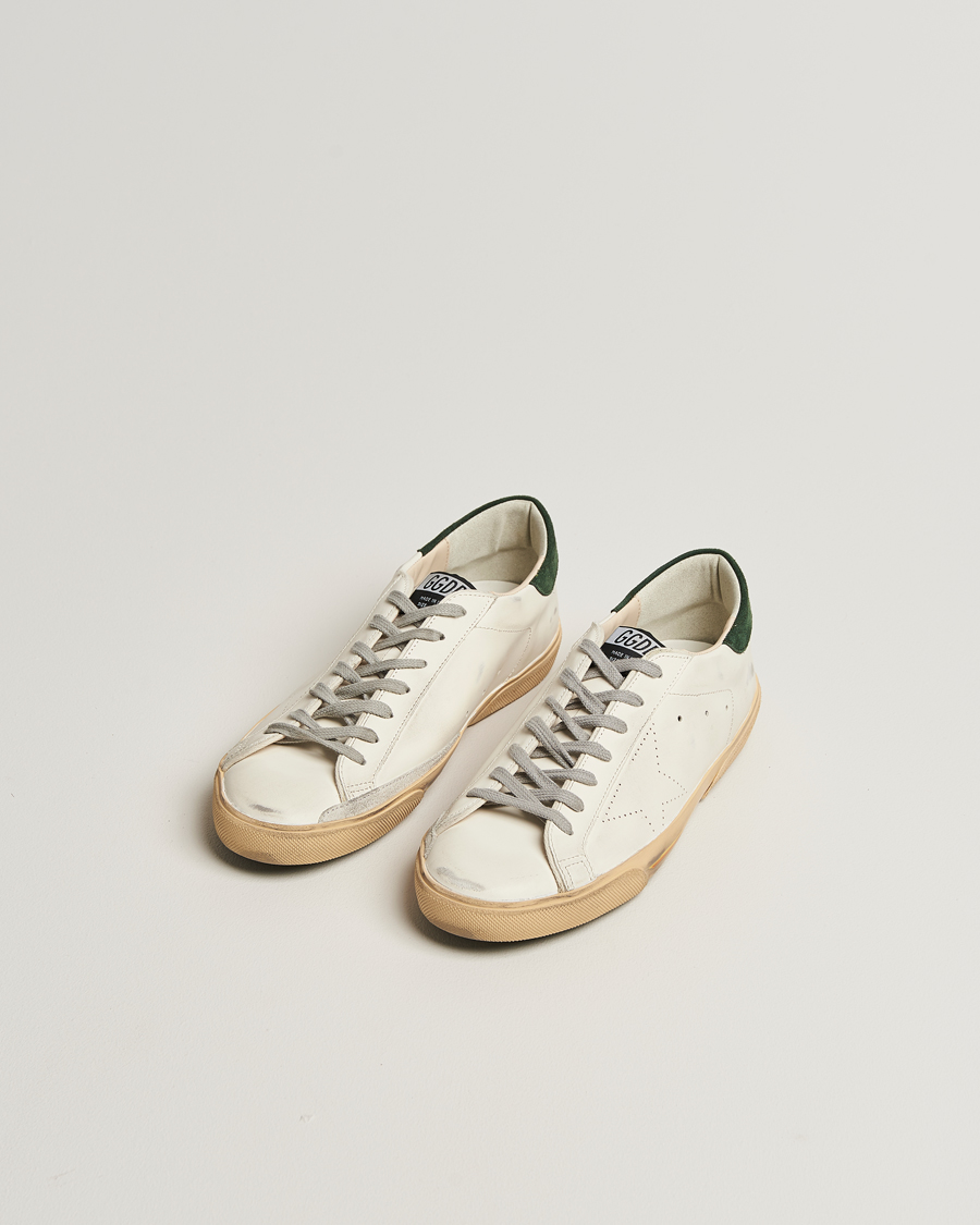Herr | Sneakers | Golden Goose | Super-Star Sneakers White/Green