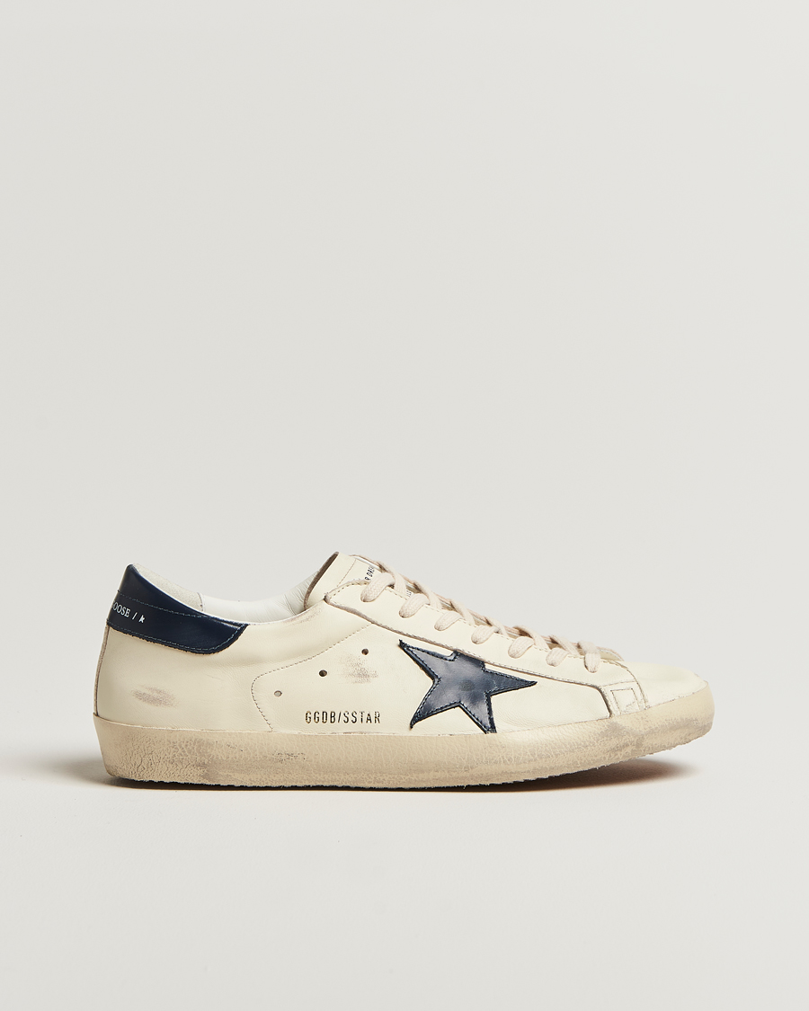 Herr | Sneakers | Golden Goose | Super-Star Sneakers White/Navy