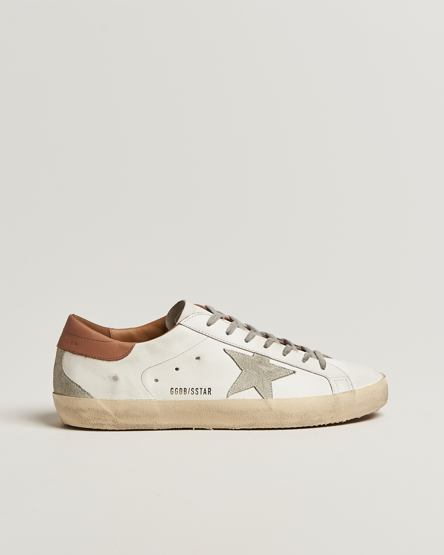 Herr | Sneakers | Golden Goose | Super-Star Sneakers White/Light Brown