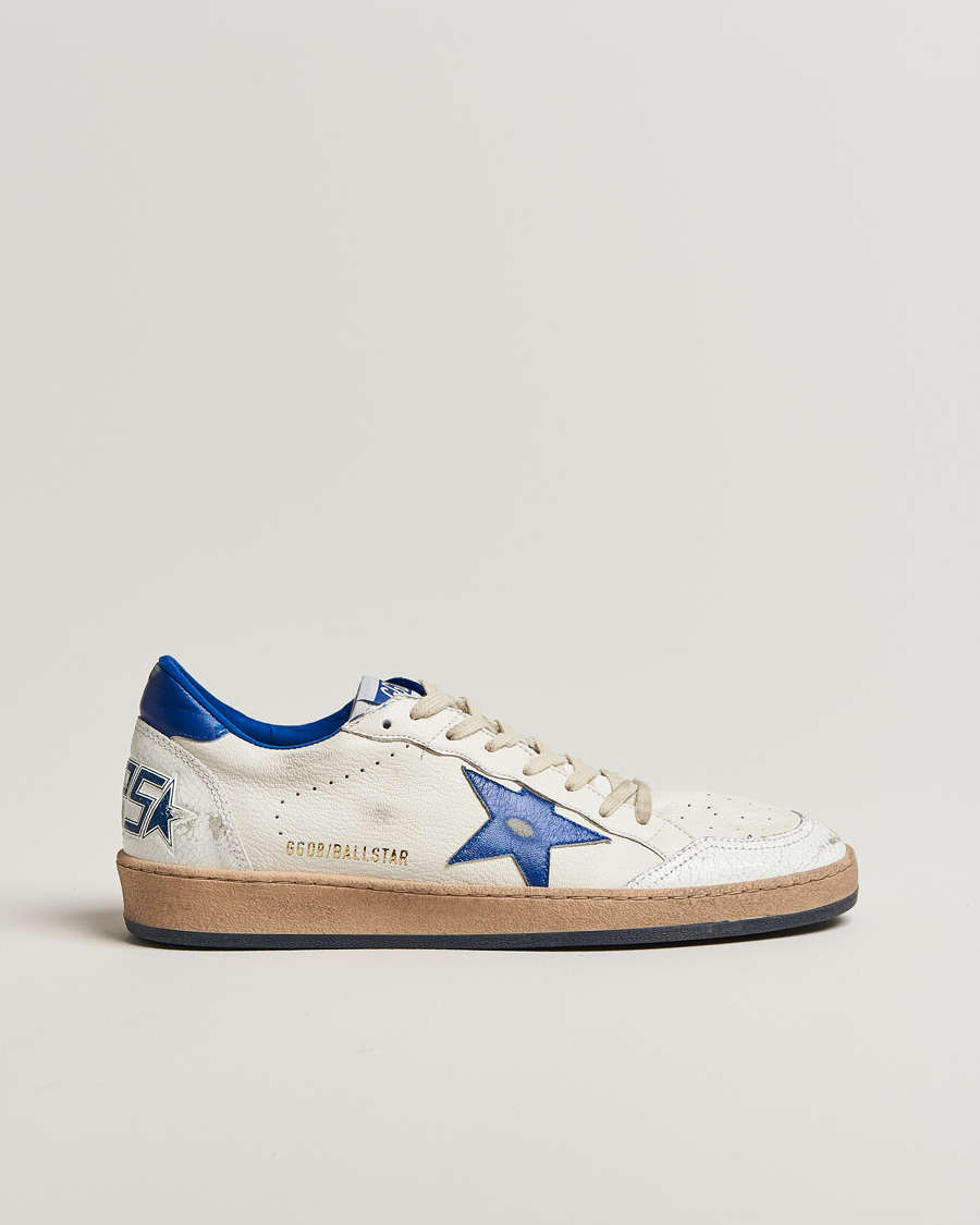 Herr | Sneakers | Golden Goose | Ball Star Sneakers White/Blue