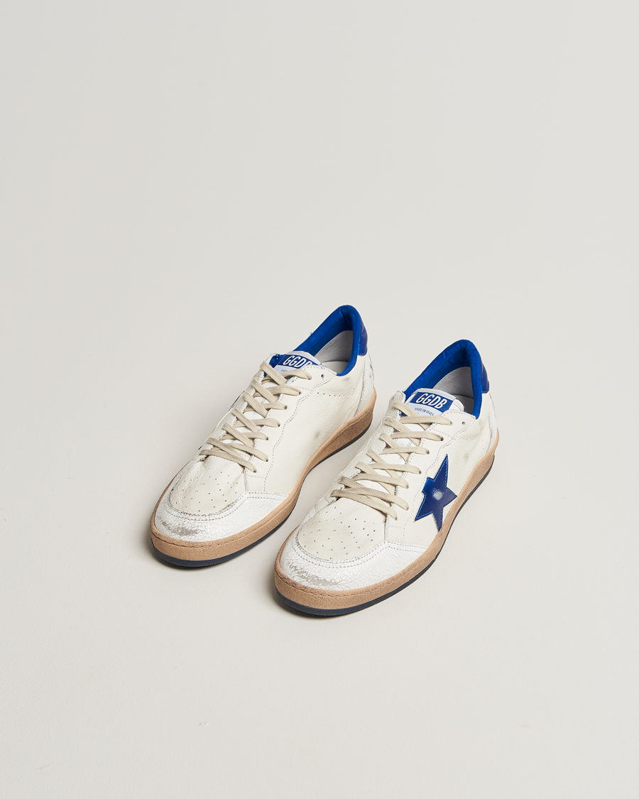 Herr | Sneakers | Golden Goose | Ball Star Sneakers White/Blue