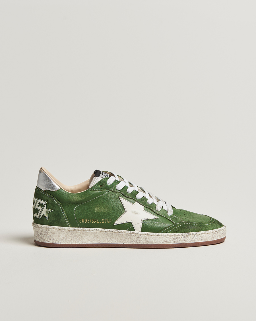 Herr | Sneakers | Golden Goose | Ball Star Sneakers Green/White