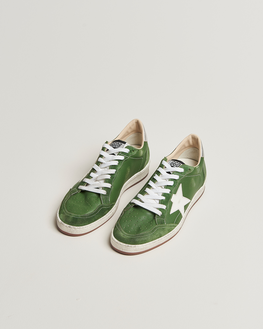 Herr | Sneakers | Golden Goose | Ball Star Sneakers Green/White