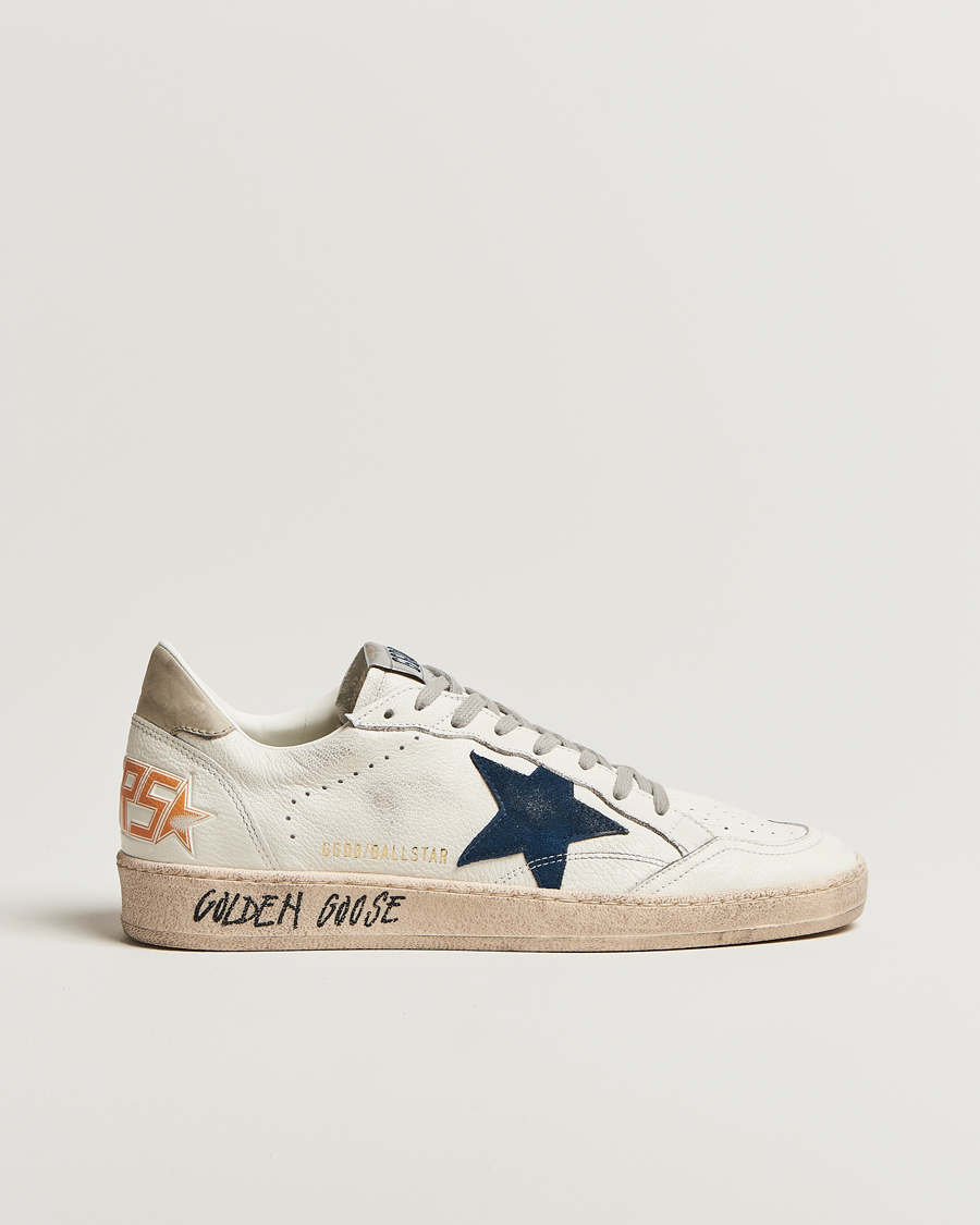 Herr | Sneakers | Golden Goose | Ball Star Sneakers White/Navy