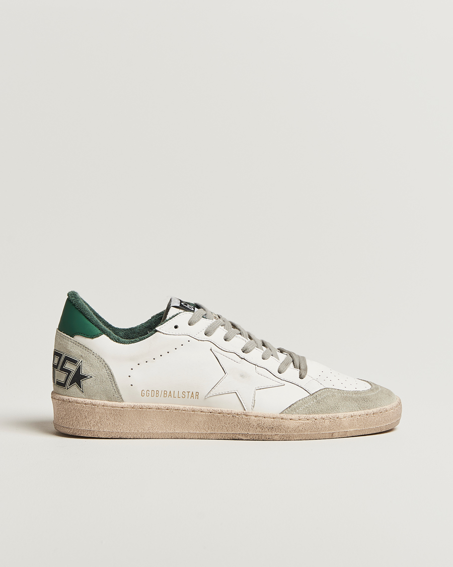 Herr | Sneakers | Golden Goose | Ball Star Sneakers White/Green