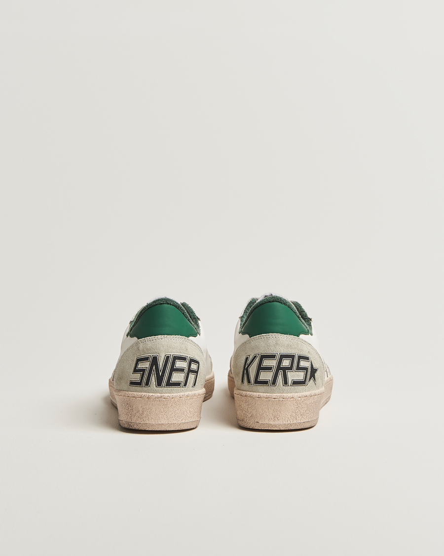 Herr | Sneakers | Golden Goose | Ball Star Sneakers White/Green