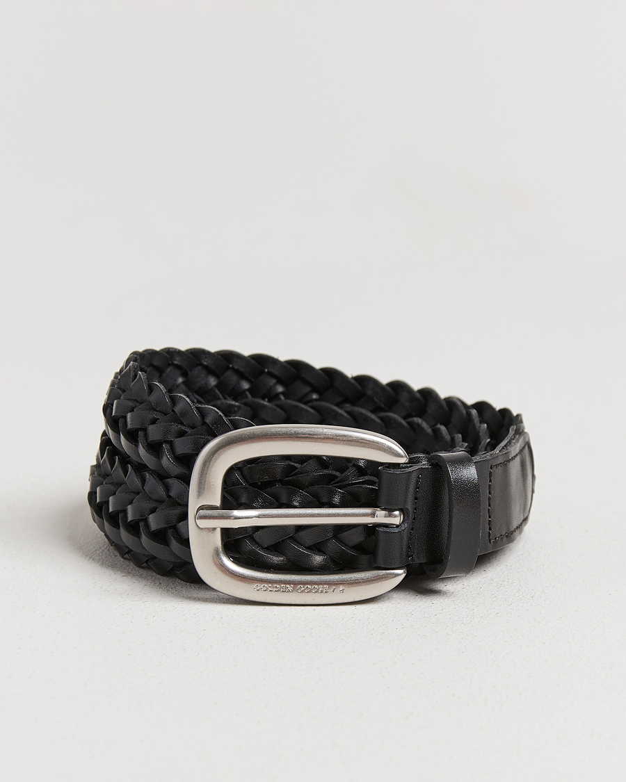 Herr | Bälten | Golden Goose | Woven Belt Black Calf