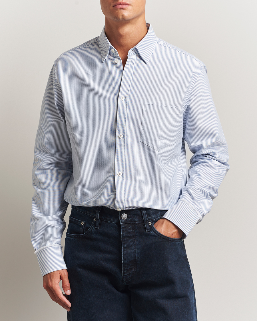 Herr | Skjortor | Golden Goose | Regular Fit Oxford Shirt Light Blue