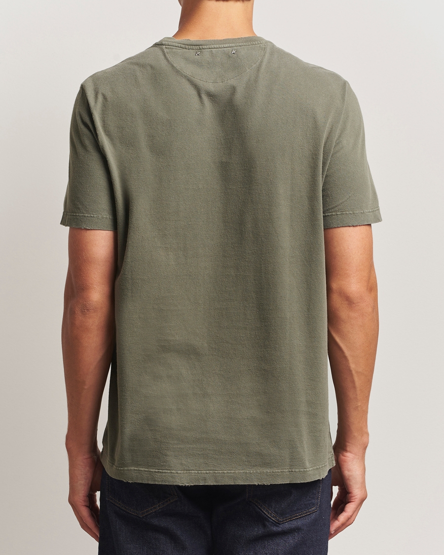Herr | T-Shirts | Golden Goose | Cotton Logo T-Shirt Dusty Olive