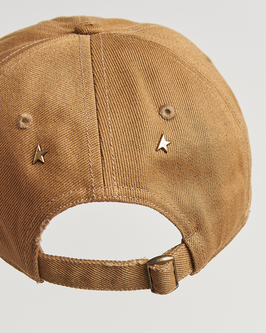 Herr | Hattar & kepsar | Golden Goose | Embroidered Cotton Cap Beige