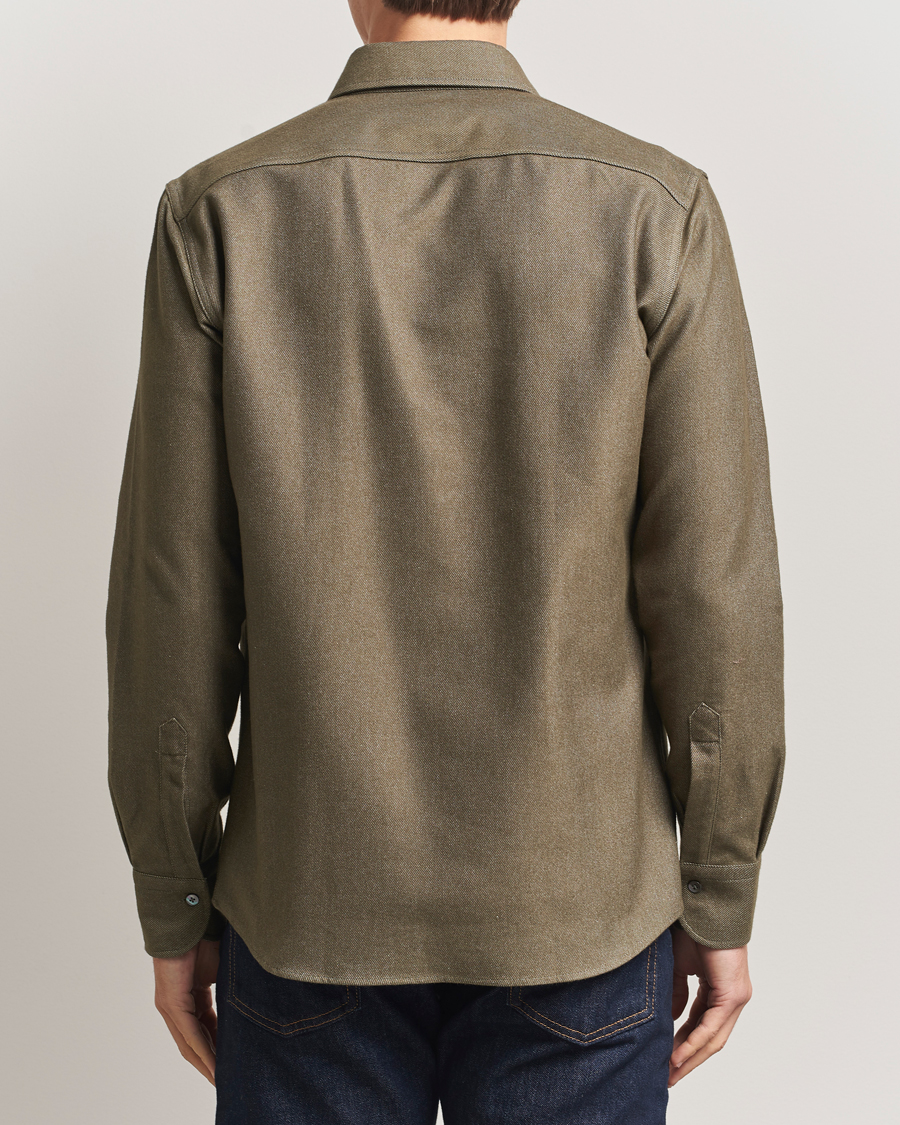 Herr | Skjortor | Grigio | Heavy Twill Overshirt Military