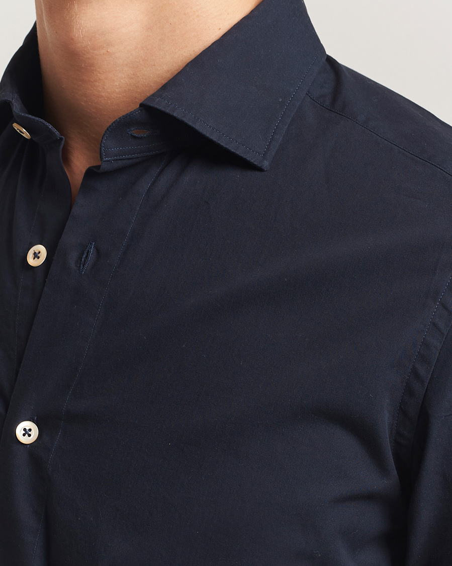 Herr | Skjortor | Grigio | Cotton Twill Shirt Navy