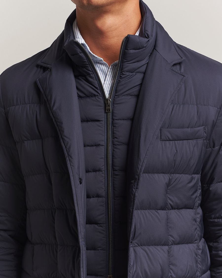 Herr | Jackor | Herno | Nylon Down Blazer Navy