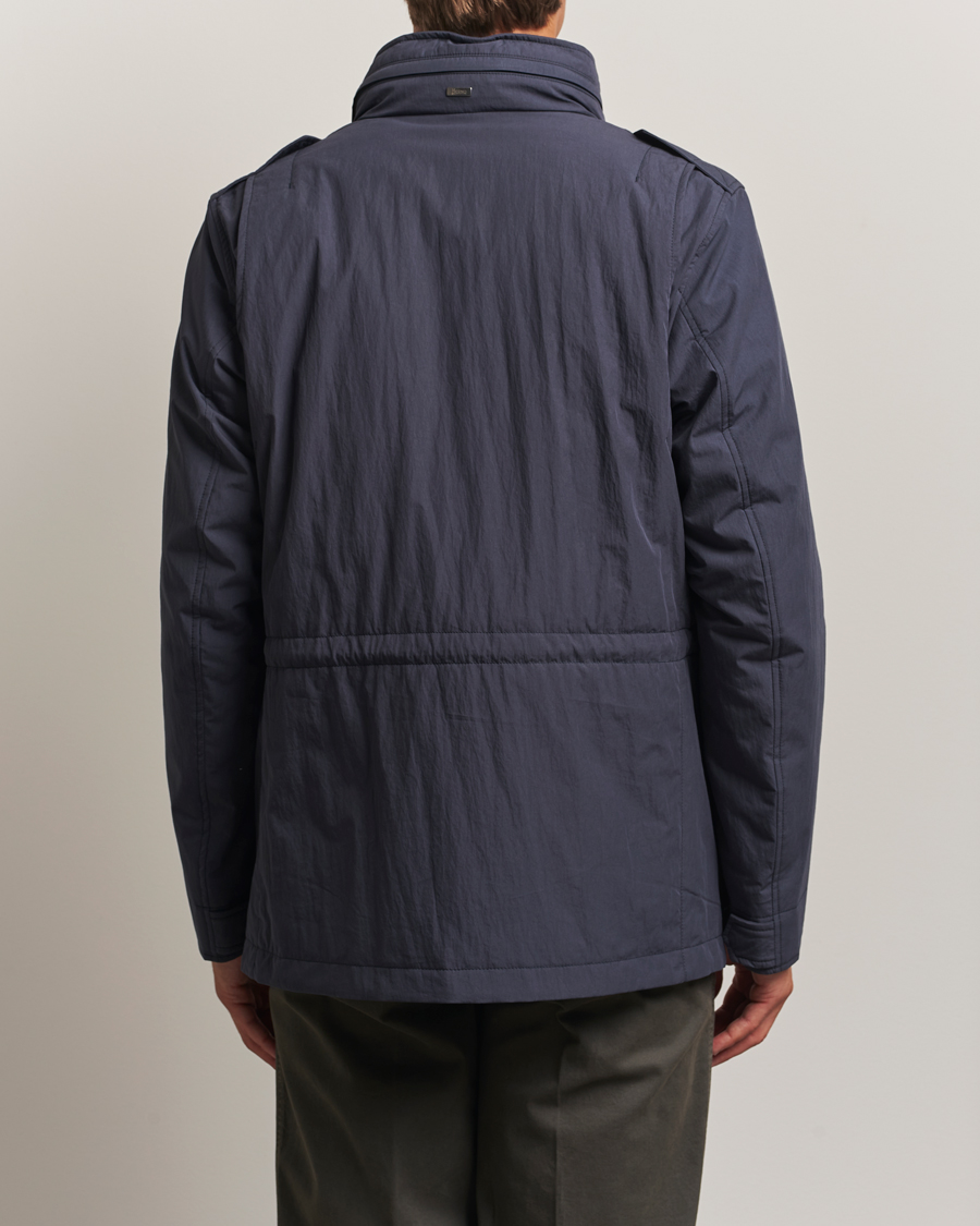 Herr | Jackor | Herno | Soft Nylon Field Jacket Navy