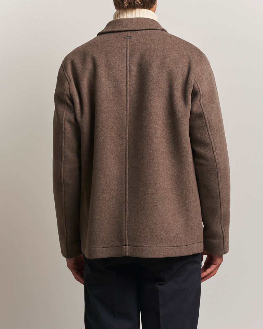 Herr | Jackor | Herno | Soft Wool Field Jacket Beige
