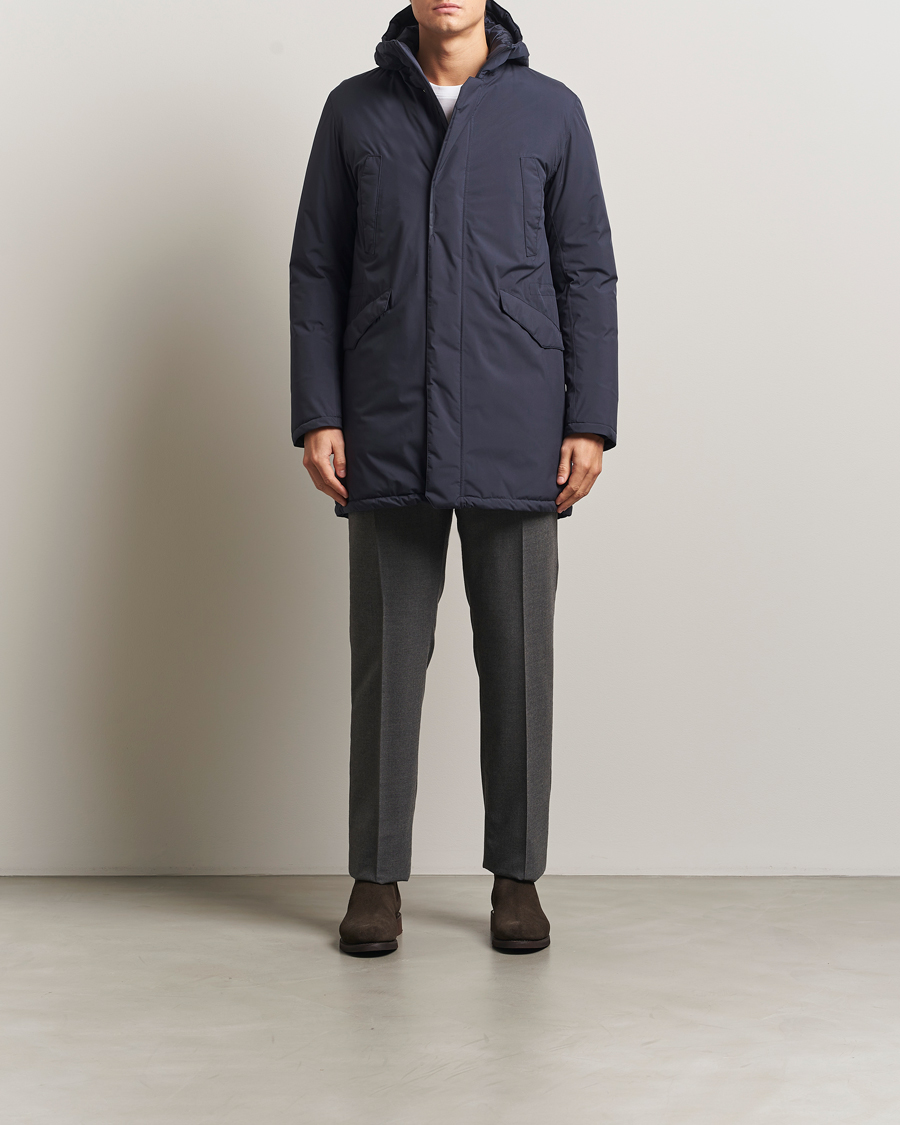 Herr | Jackor | Herno | Waterproof Fishtail Parka Navy