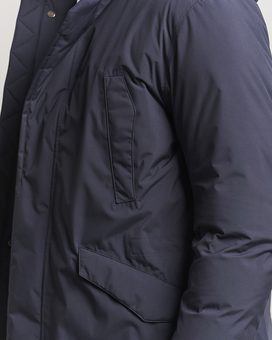 Herr | Jackor | Herno | Waterproof Fishtail Parka Navy