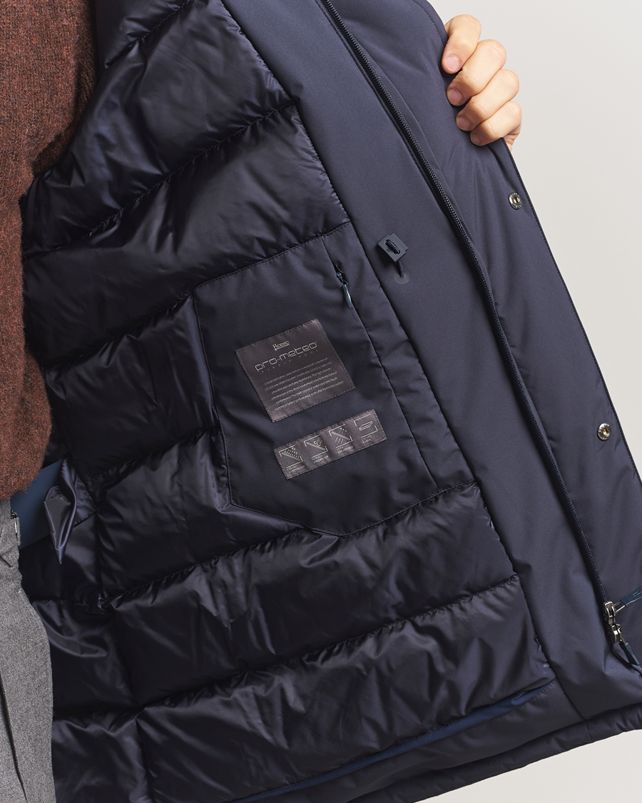 Herr | Jackor | Herno | Waterproof Fishtail Parka Navy