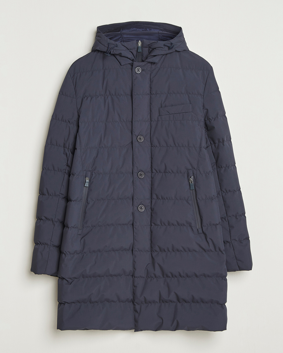 Herr | Jackor | Herno | Waterproof Down Coat Navy