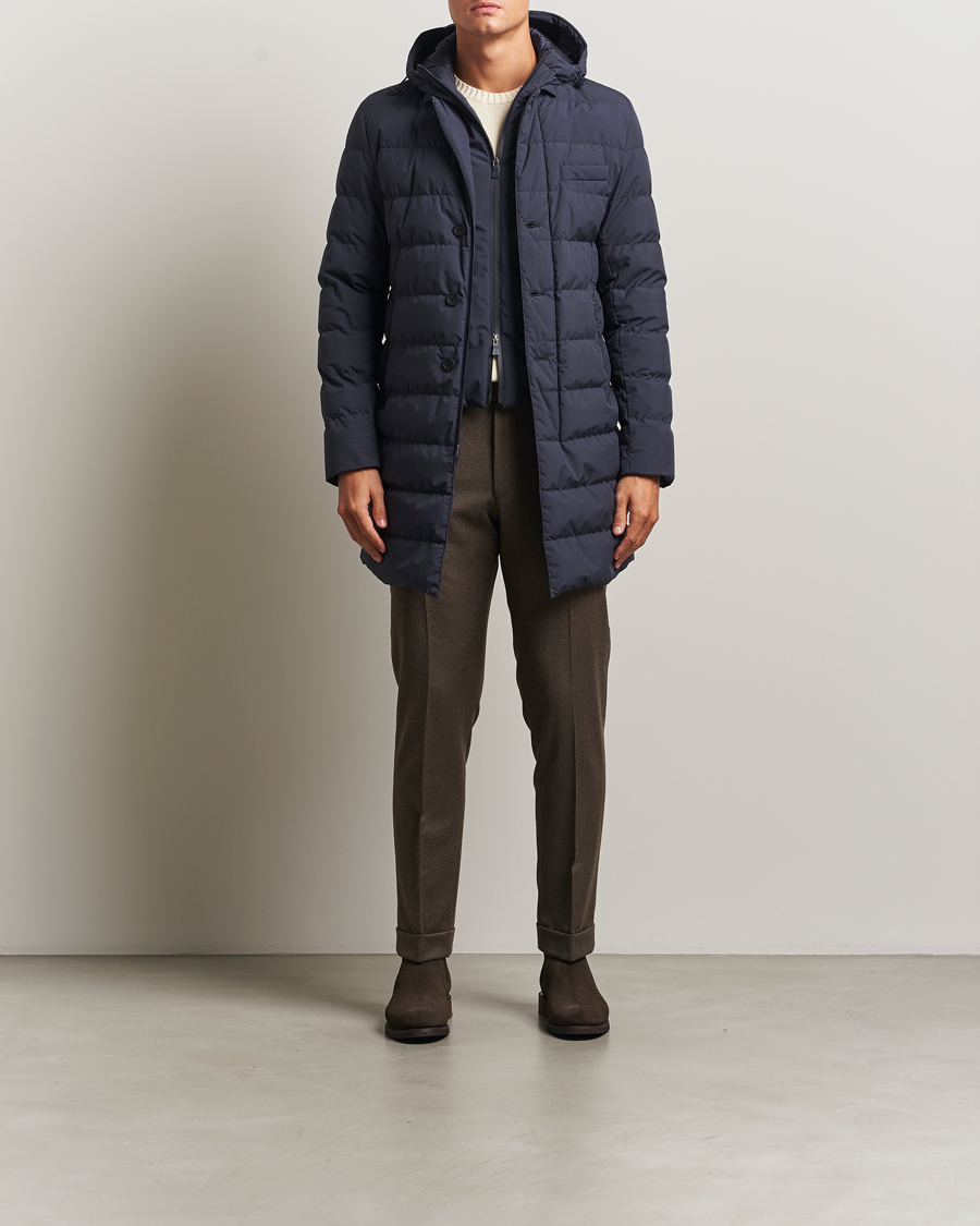 Herr | Jackor | Herno | Waterproof Down Coat Navy