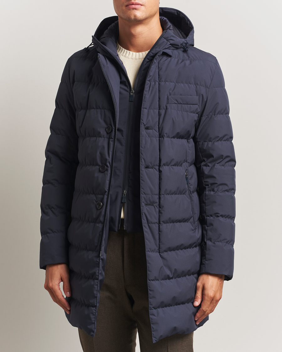Herr | Jackor | Herno | Waterproof Down Coat Navy