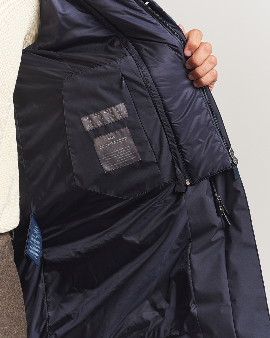 Herr | Jackor | Herno | Waterproof Down Coat Navy