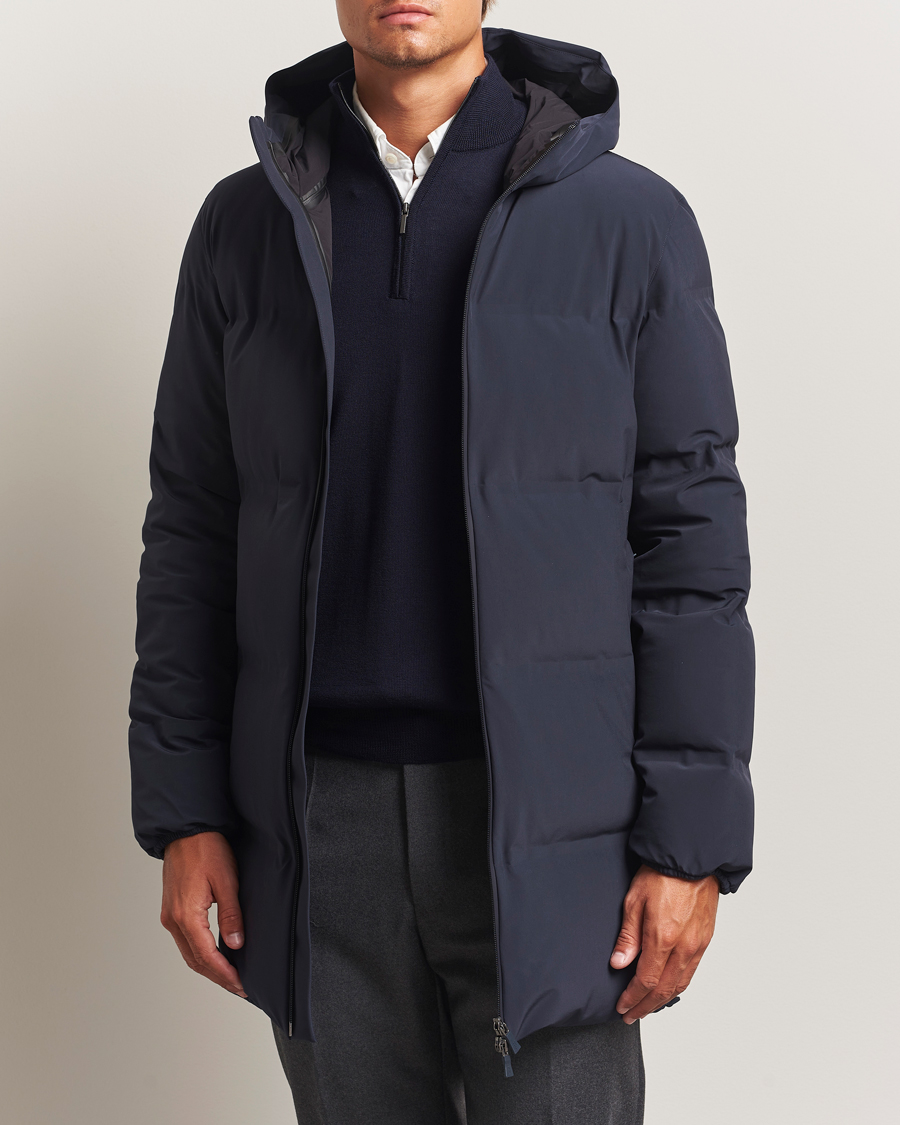 Herr | Jackor | Herno | Waterproof Stretch Down Parka Navy