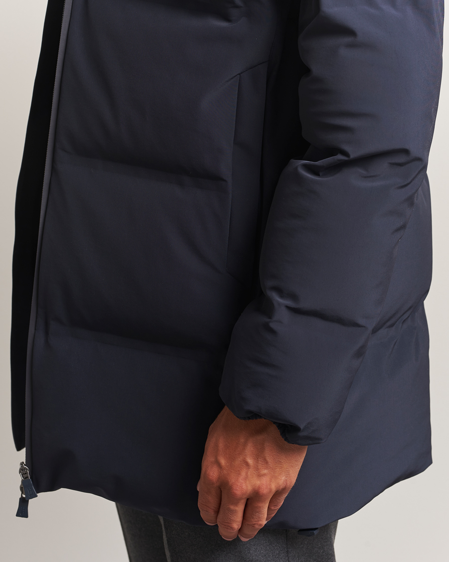 Herr | Jackor | Herno | Waterproof Stretch Down Parka Navy