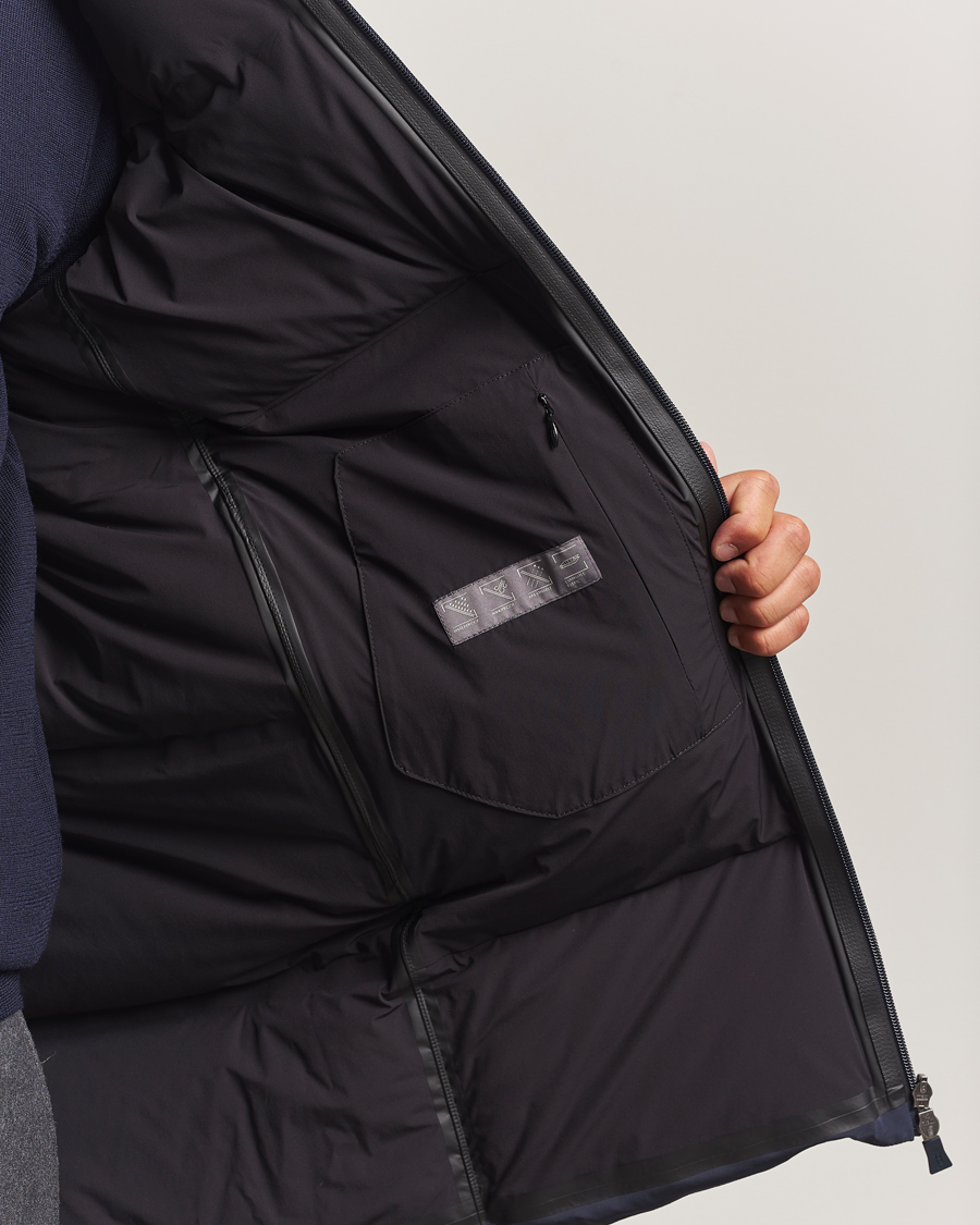 Herr | Jackor | Herno | Waterproof Stretch Down Parka Navy