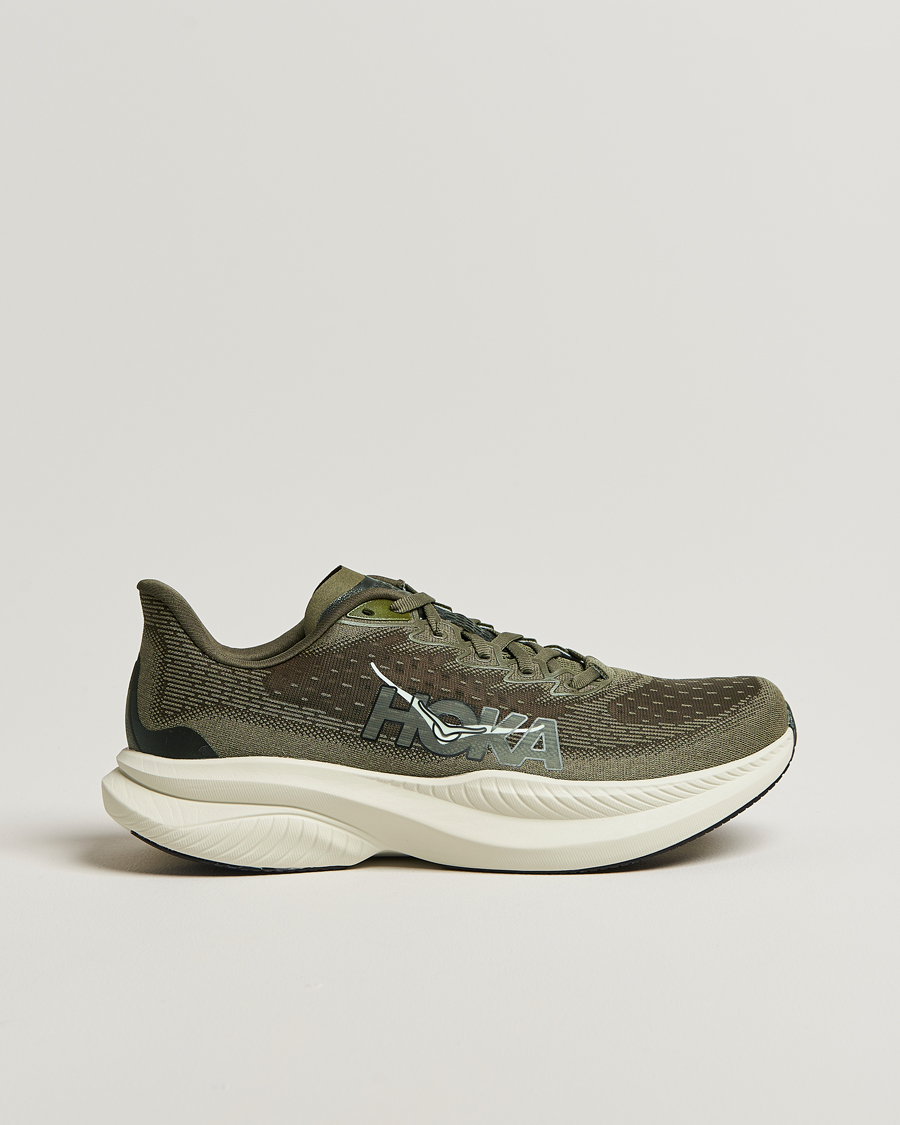 Herr | Löparskor | Hoka | One Mach 6 Running Sneakers Antique Olive/Truffle Salt