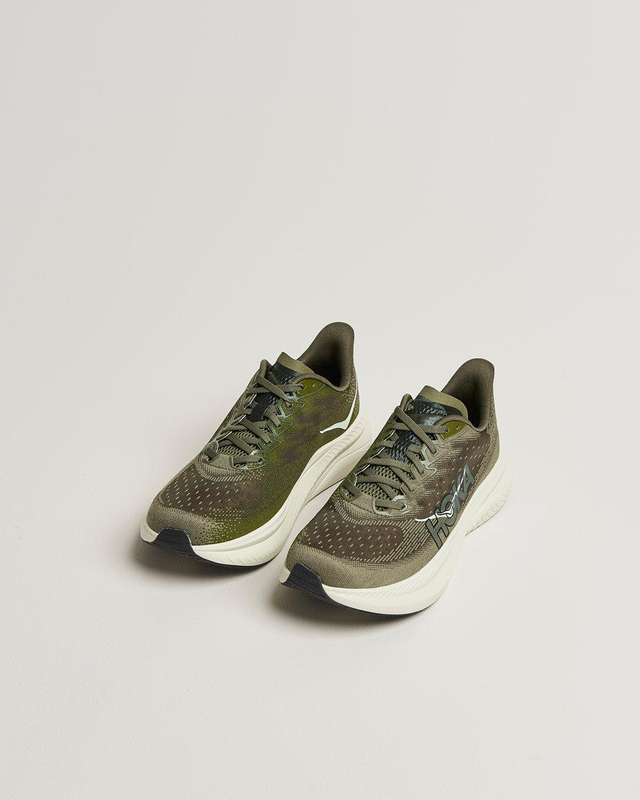 Herr | Löparskor | Hoka | One Mach 6 Running Sneakers Antique Olive/Truffle Salt