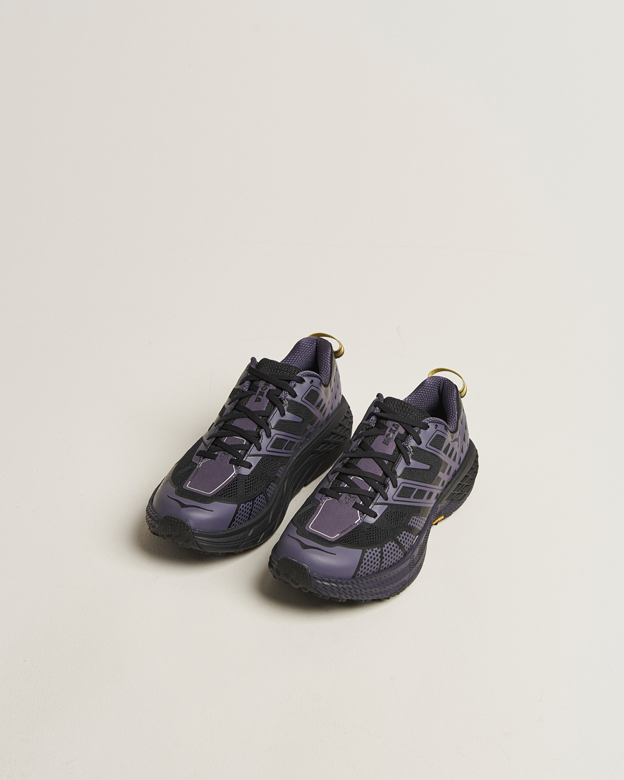 Herr | Trail Sneakers | Hoka | One Speedgoat 2 Trail Sneakers Black/Squid Ink