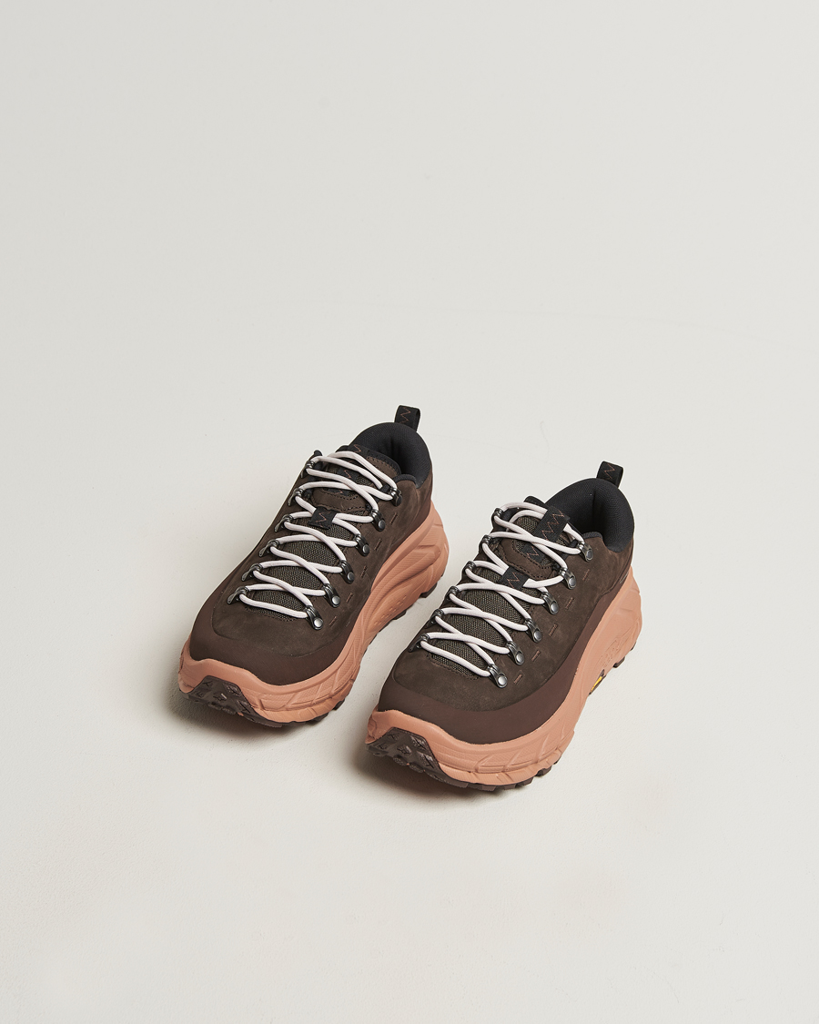 Herr | Trail Sneakers | Hoka | One Tor Summit Cast Iron/Walnut