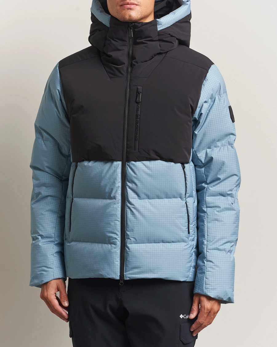 Herr | Jackor | Sail Racing | Polar Down Hooded Jacket Aurora Blue