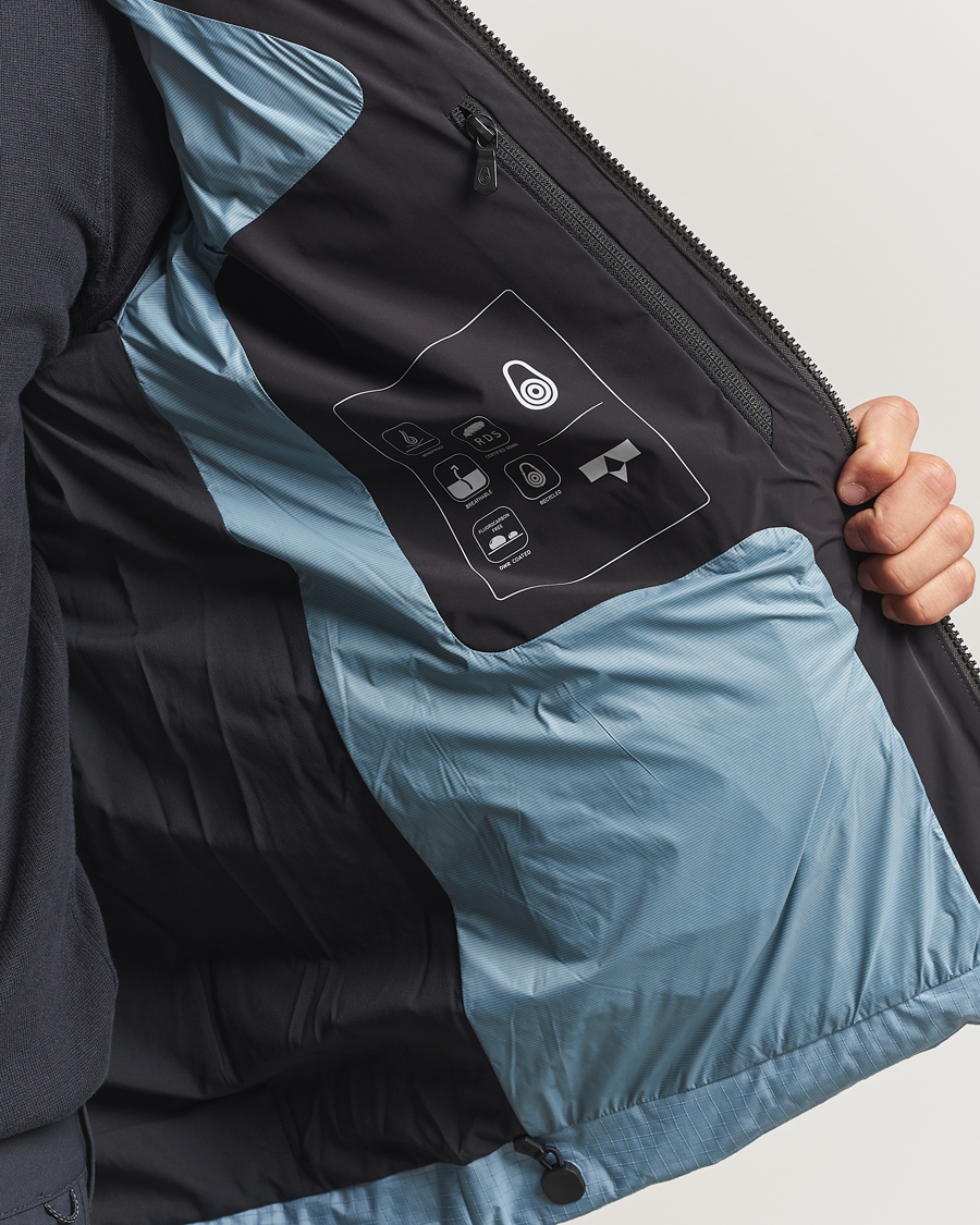 Herr | Jackor | Sail Racing | Polar Down Hooded Jacket Aurora Blue