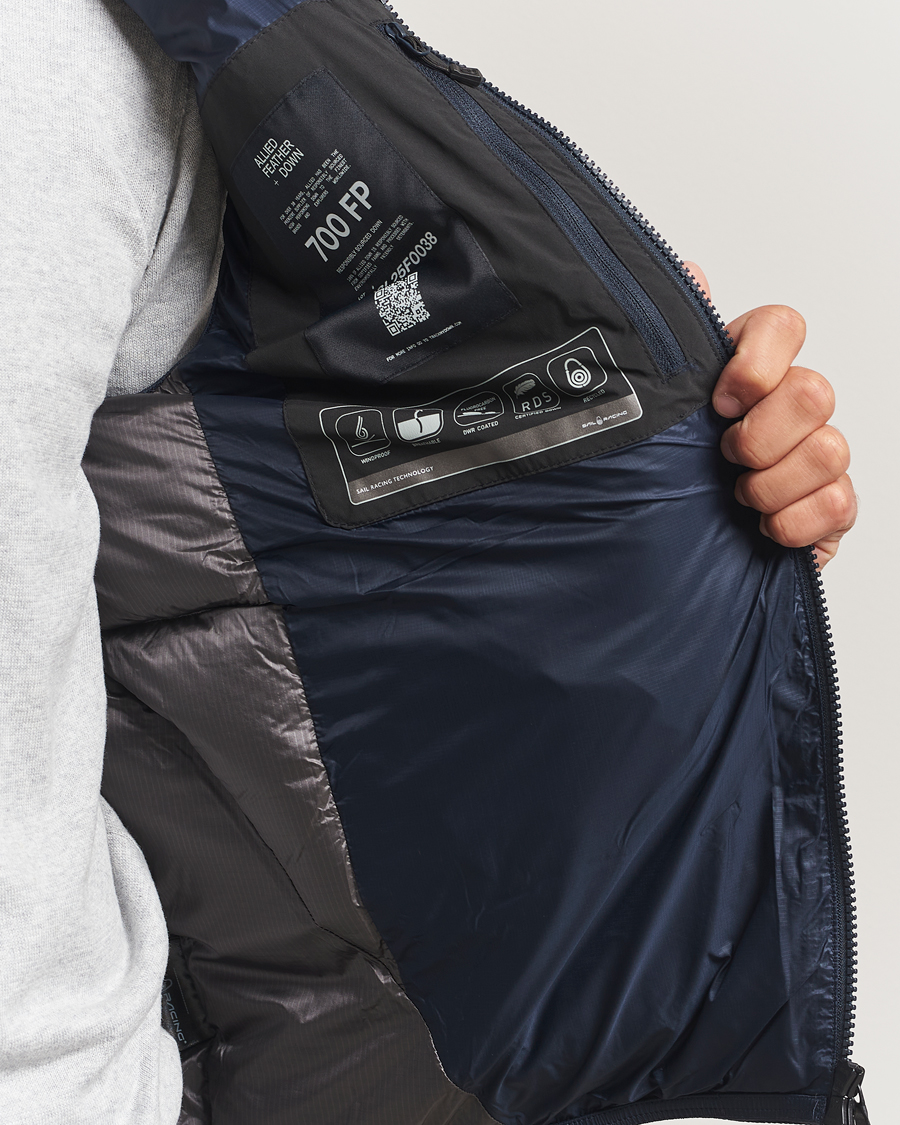 Herr | Västar | Sail Racing | Cloud Down Vest Dark Navy