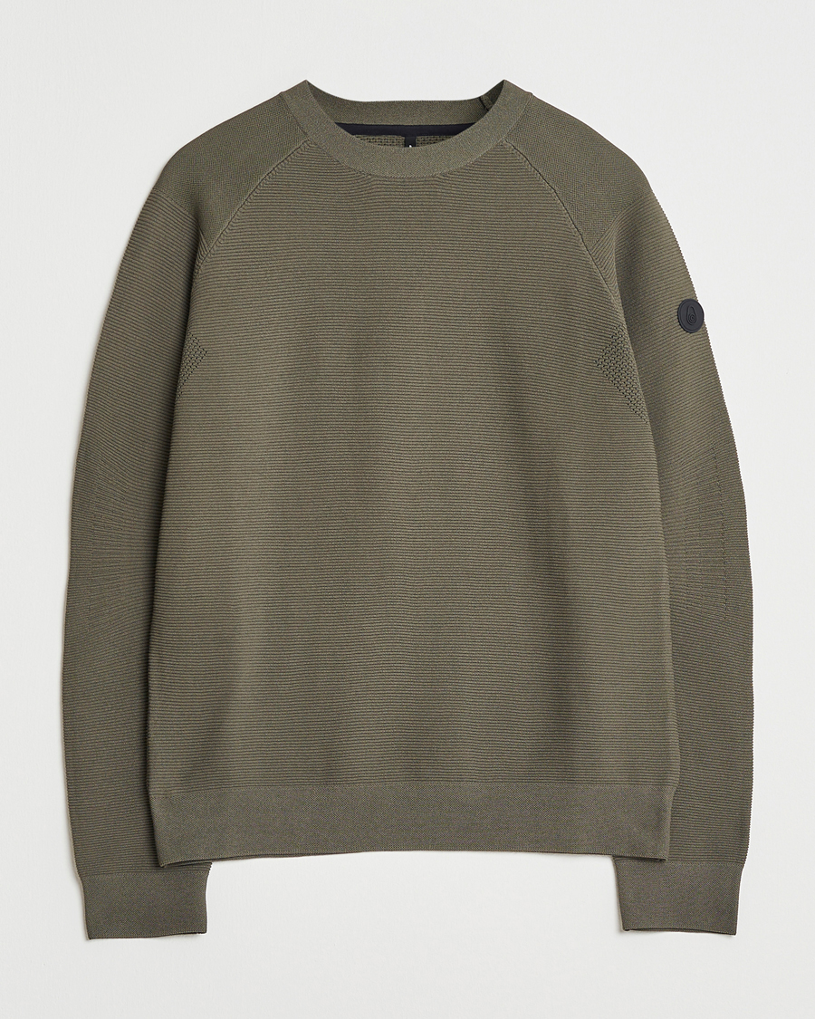 Herr | Tröjor | Sail Racing | Element Seamless Crew Neck Mud Green