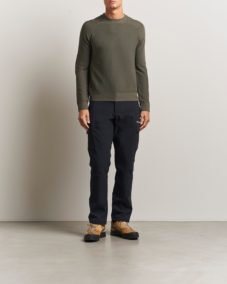 Herr | Tröjor | Sail Racing | Element Seamless Crew Neck Mud Green