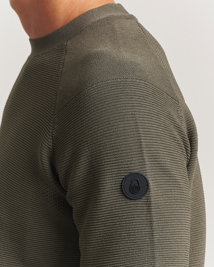 Herr | Tröjor | Sail Racing | Element Seamless Crew Neck Mud Green