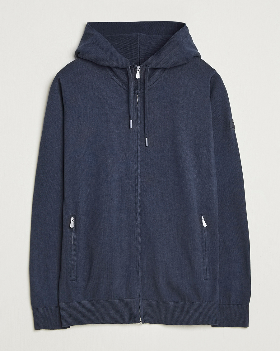 Herr | Tröjor | Sail Racing | Bowman Knitted Full Zip Hoodie Navy