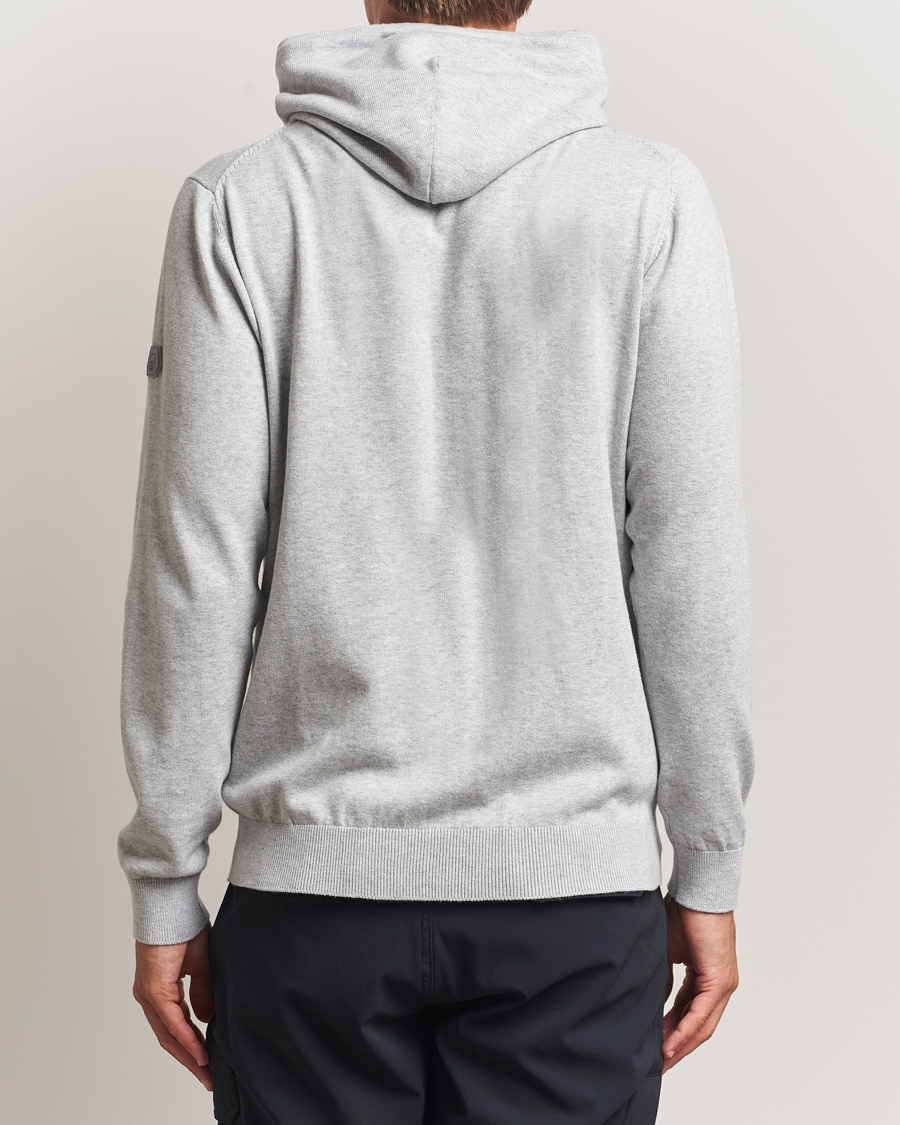 Herr | Tröjor | Sail Racing | Bowman Knitted Full Zip Hoodie Grey Melange