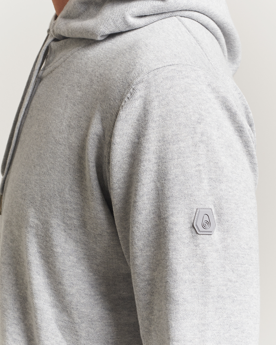 Herr | Tröjor | Sail Racing | Bowman Knitted Full Zip Hoodie Grey Melange