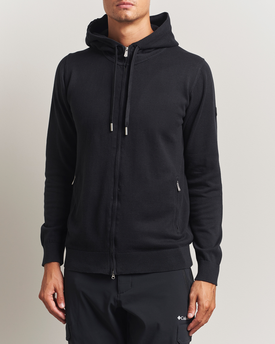 Herr | Tröjor | Sail Racing | Bowman Knitted Full Zip Hoodie Carbon