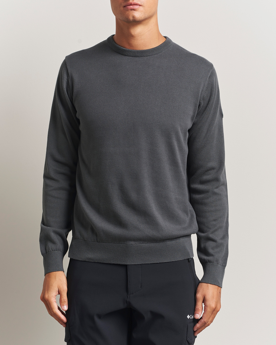 Herr | Tröjor | Sail Racing | Bowman Knitted Crew Neck Aurora Green