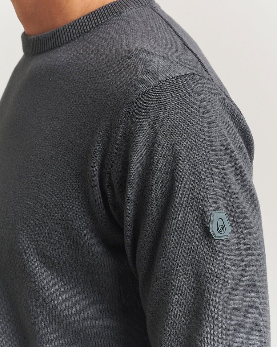 Herr | Tröjor | Sail Racing | Bowman Knitted Crew Neck Aurora Green