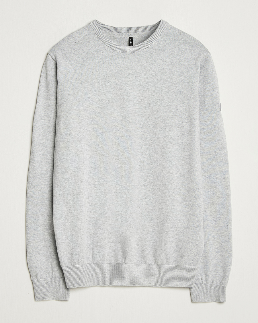 Herr | Tröjor | Sail Racing | Bowman Knitted Crew Neck Grey Melange