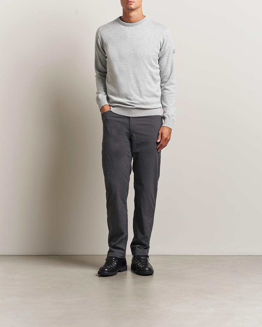 Herr | Tröjor | Sail Racing | Bowman Knitted Crew Neck Grey Melange