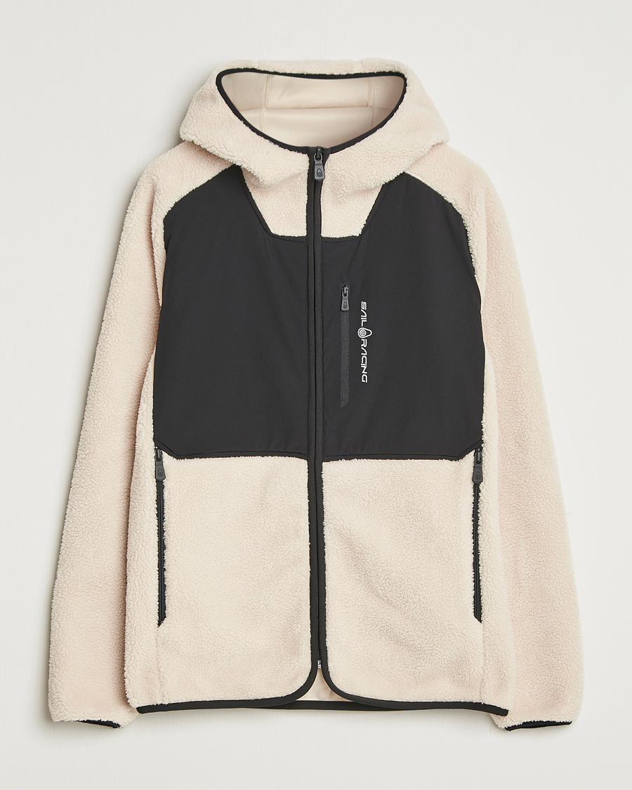 Herr | Tröjor | Sail Racing | Patrol Pile Full Zip Hoodie Ivory